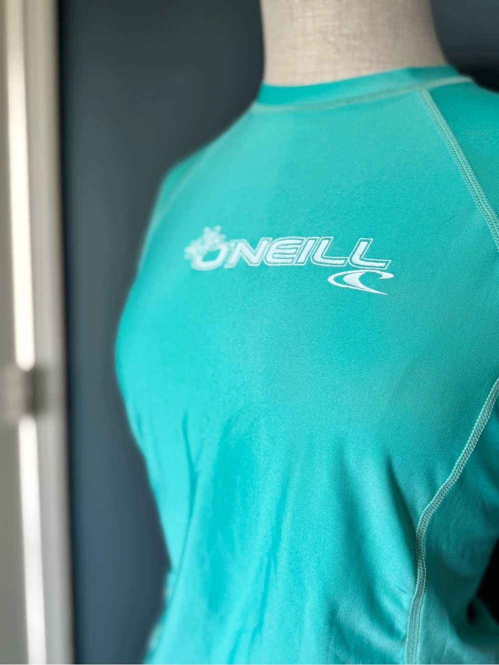 O'Neill Mint Green Short Sleeve Rash Guard - Picture 2 of 4